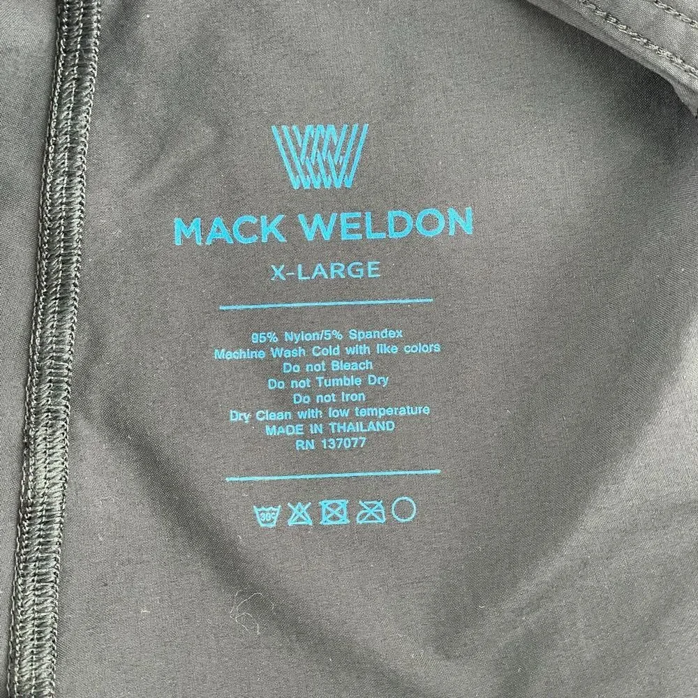 Mack Weldon Shorts Men XL Navy Blue Hybrid Performance Chino Board Short‎